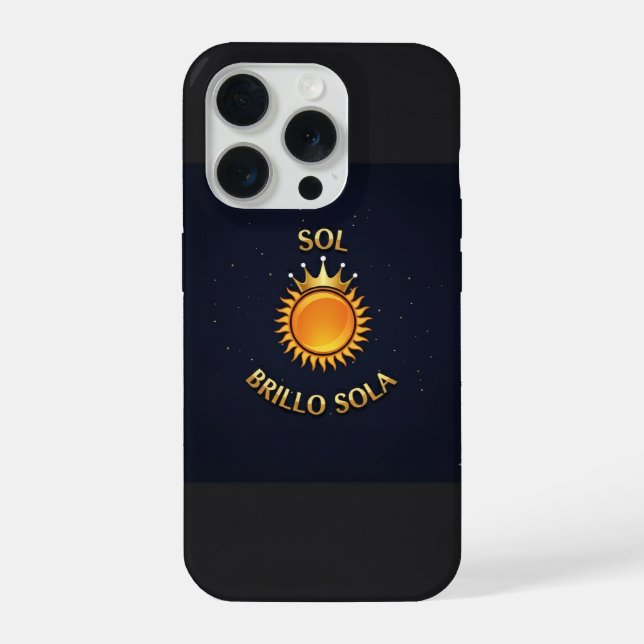 Funda para iPhone 15 Sol Brillo Sola – Protección  (Verso)
