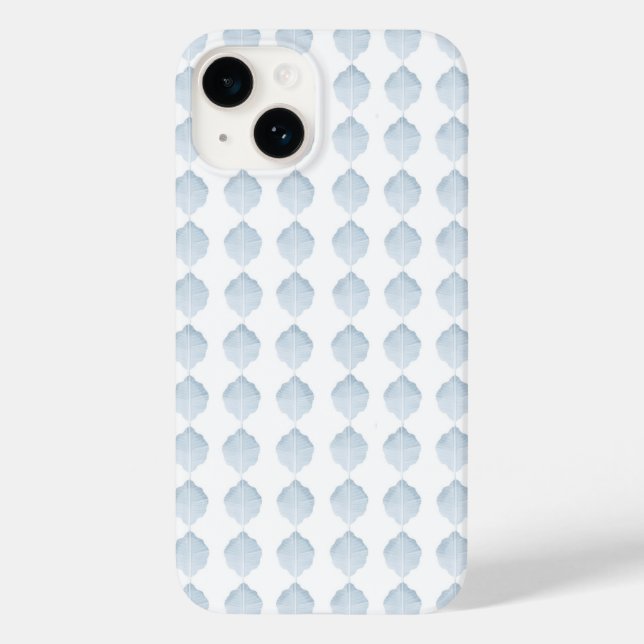 Funda para iPhone / otoño azul (Verso)