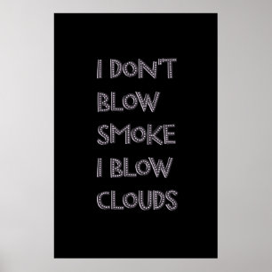 Funda posters superiores de Vape das nuvens