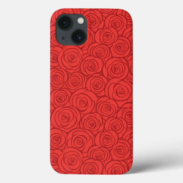 Fundo abstrato das rosas vermelhas (Verso)