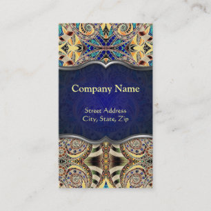 Fundo abstrato floral do cartão de visita