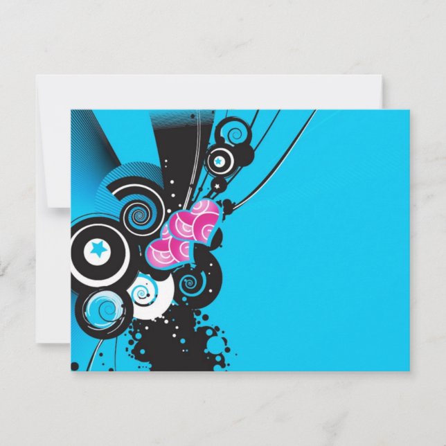 fundo azul com formas (Frente)