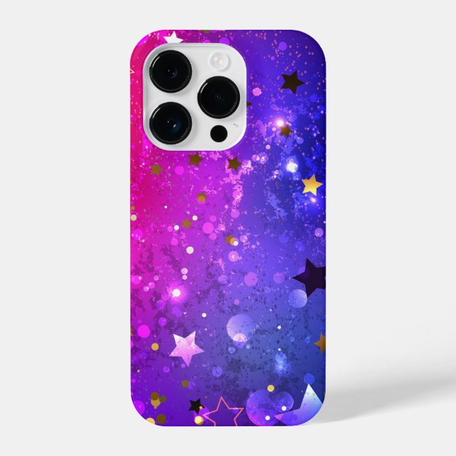 Fundo Azul Cor-de-rosa brilhante (Verso)