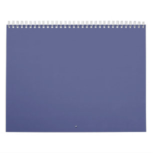 Fundo Azul Country Wedgewood em Calendário