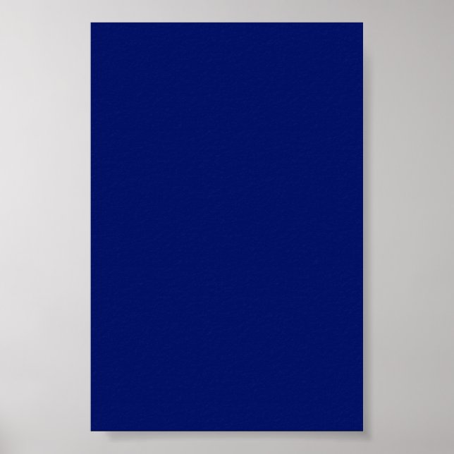 Fundo azul marinho em um Poster (Frente)