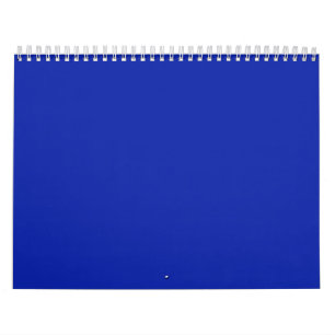 Fundo Azul Real em um Calendário