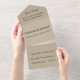 Fundo bege claro - Design de Casamento
