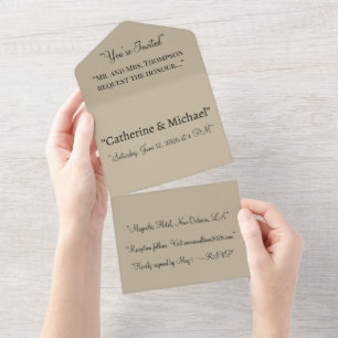 Fundo bege claro - Design de Casamento