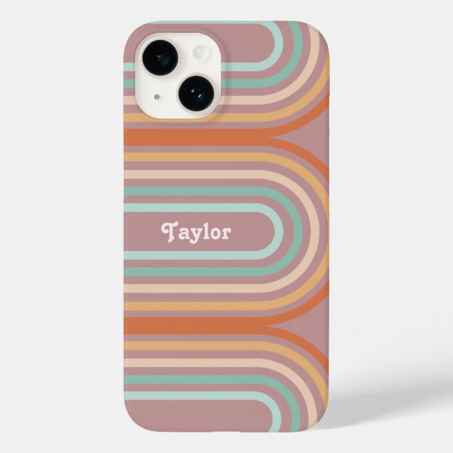 Fundo Boho Bohemian Pastel Rainbow Mauve (Verso)