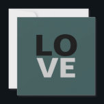 Fundo Cinza Ardósia Elegante Casamento Amor<br><div class="desc">Você pode facilmente alterar as fontes e cores. Você também pode adicionar seu logotipo e imagem de fundo como desejar.</div>