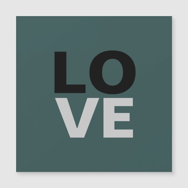 Fundo Cinza Ardósia Moderno Amor Casamento  (Frente)