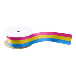Fundo Colorido do Sinalizador do Orgulho Pansexual