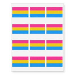 Fundo Colorido do Sinalizador do Orgulho Pansexual