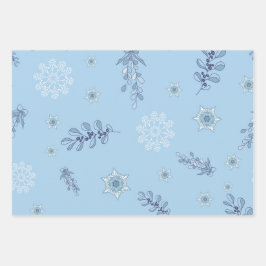 Fundo com padrão de floco de neve bobo texturas
