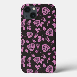 Fundo cor-de-rosa floral