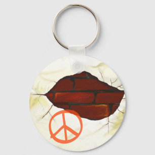 Fundo da parede antiga, chaveiro