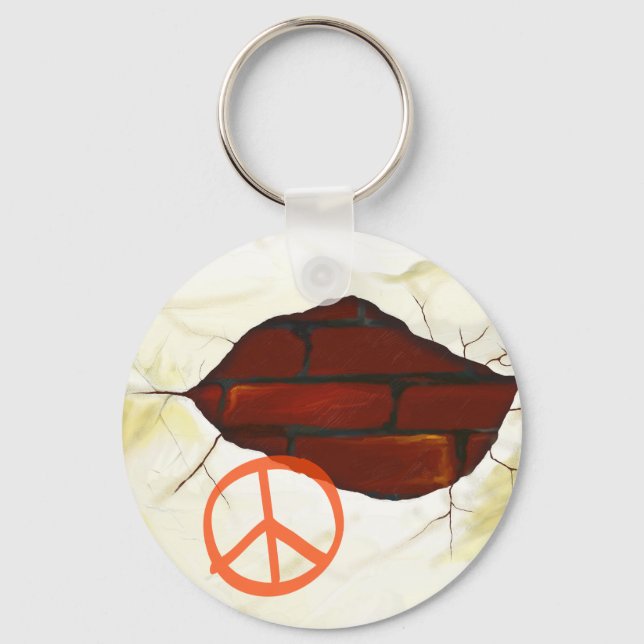 Fundo da parede antiga, chaveiro (Frente)