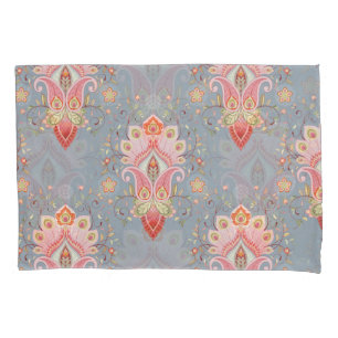 Fundo da Pena de Peacock Oriental Paisley