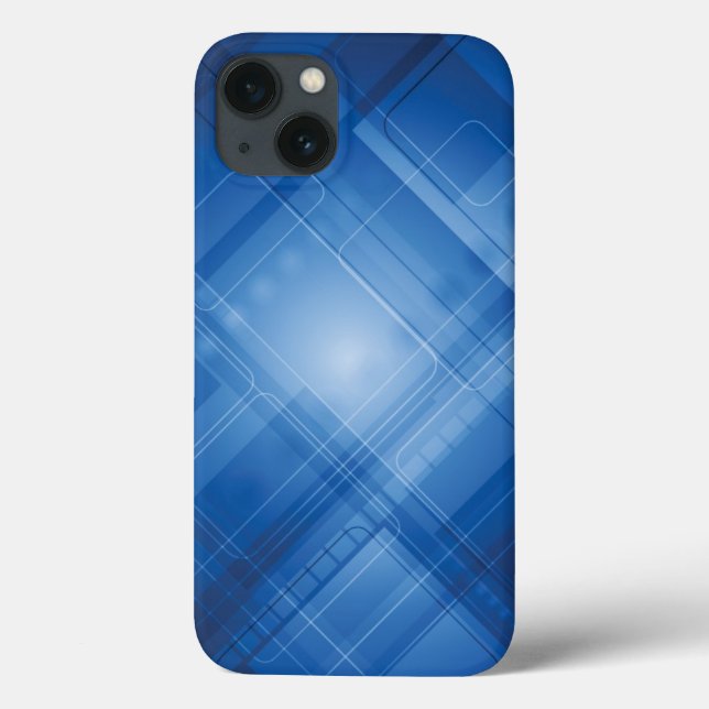 Fundo de alta tecnologia azul escuro (Verso)
