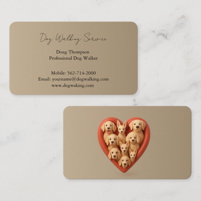 Fundo de Cartão de visita de madeira natural (Frente/Verso)