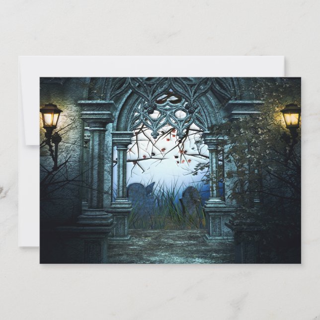 Fundo de cemitério escuro (Frente)