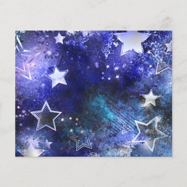 Fundo de Espaço com Estrelas (Frente)