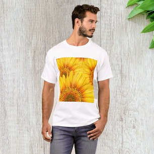 Fundo de girassol Mens T-Shirt