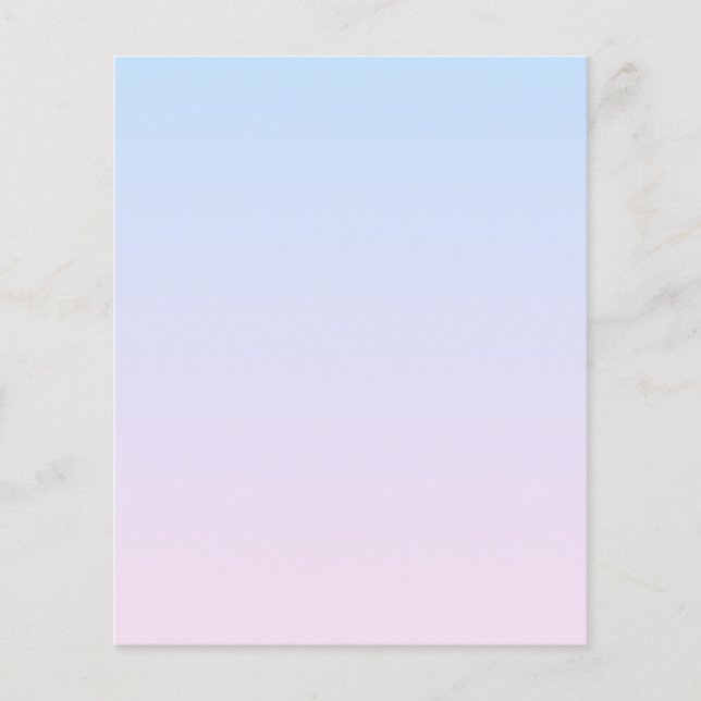 Fundo de Gradação Cor-de-Rosa Pálido e Azul (Frente)