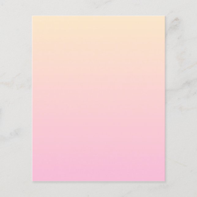 Fundo de gradação rosa pálido e amarelo (Frente)