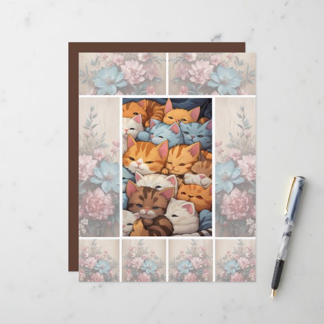 Fundo de luz suave da sombra das flores (Frente/Verso In Situ)