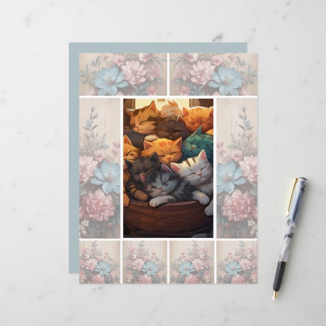 Fundo de luz suave da sombra das flores (Frente/Verso In Situ)