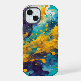 Fundo de respingos de aquarela