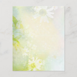 Fundo de scrapbook de margaridas macias