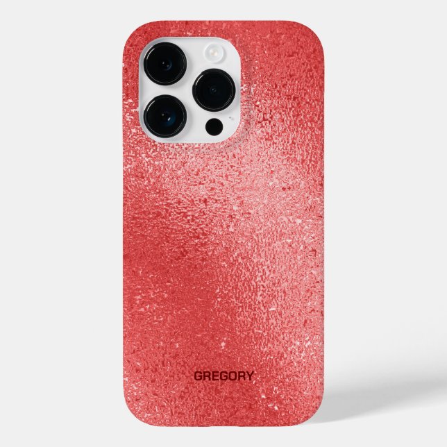 Fundo de shimmering iridescente vermelho (Verso)