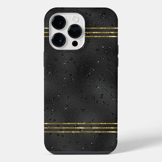 Fundo de vidro monocromático do Luxury Black Samsu (Verso)