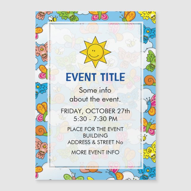 Fundo dos Animais Bebês (Frente)