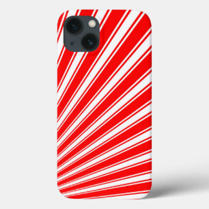 Fundo dos Raios Sun Funky Vermelho Retroativo