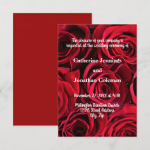 Fundo dos rosas - convite do casamento 3x5