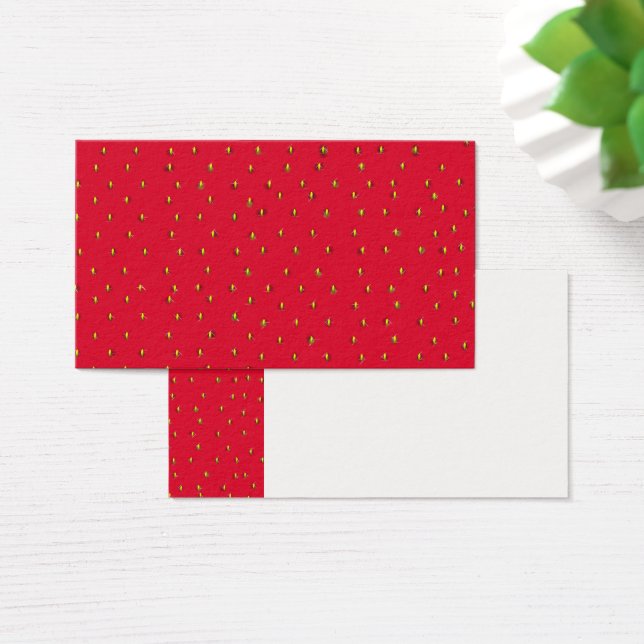 Fundo engraçado de morango vermelho (Mesa)