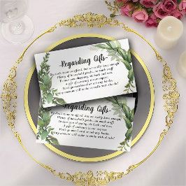 Fundo Eucalyptus Elegante Coletando Cartões Inseri