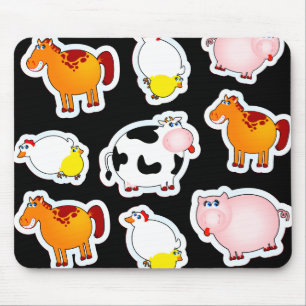 Fundo feliz da fazenda, mousepad
