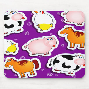 Fundo feliz da fazenda, mousepad