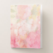 Fundo Floral Cor-de-Água Rosa