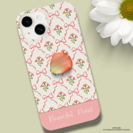 Fundo floral cor-de-rosa personalizado moderno
