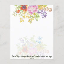 Fundo floral em aquarela de perfeita paz