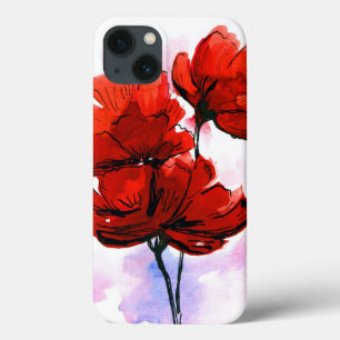 Fundo floral pintado abstrato 2