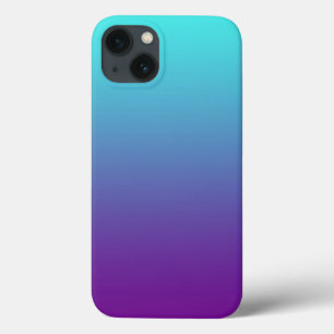 Fundo Gradiente Simples Roxo Turquesa Azul