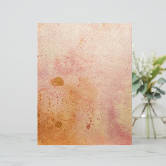 Fundo grunge de cobre e ouro rosa (Em pé/Frente)