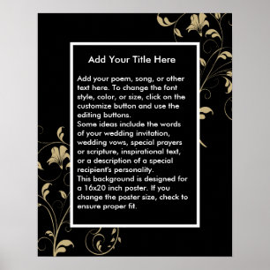 Fundo Personalizado para Poster