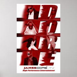 Fundo Poster White do James Dore RED